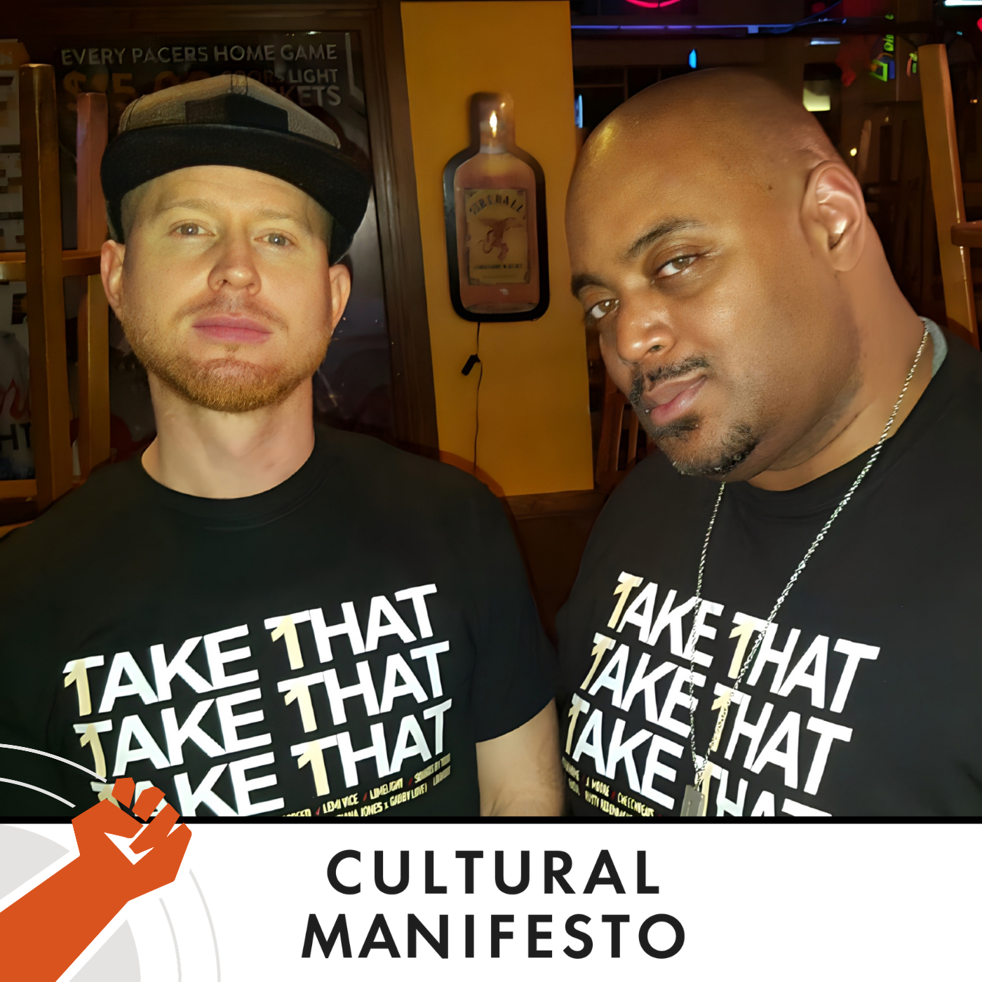 DJ Metrognome and J. Moore celebrate 20 years of Take That Tuesday episode artwork